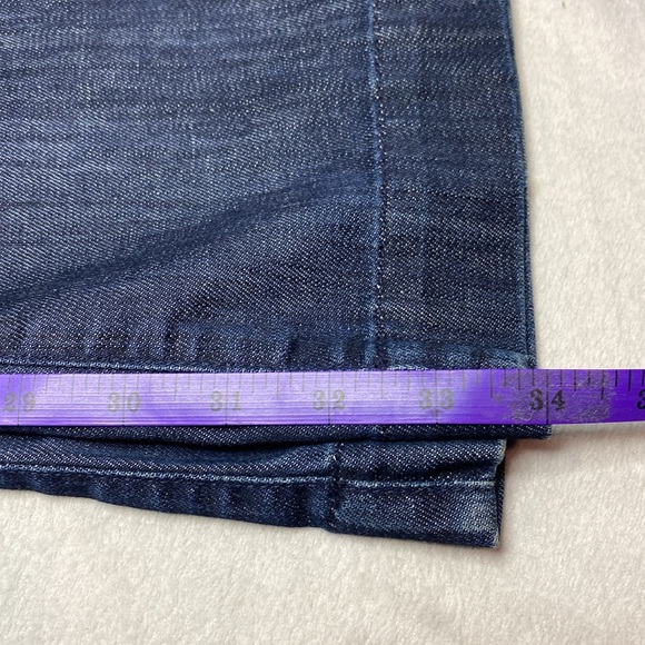 Citizens for Humanity Button stretch 251 high rise wide leg blue jeans size 25 - Picture 10 of 11